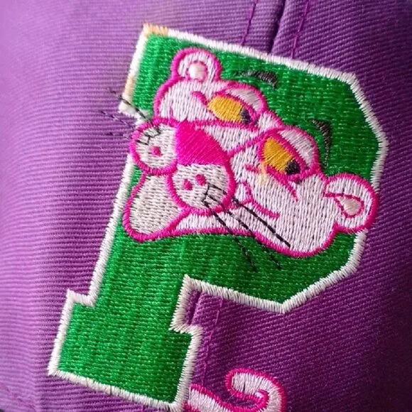 Vintage 1993 Pink Panther Embroidered Snap Back Hat - Picture 8 of 11